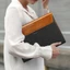 Túi chống sốc cho Macbook Tomtoc Premium Leather size 13/13.6/15/16 inch chính hãng (H15)