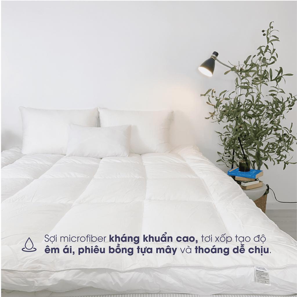 Ảnh Topper Changmi Bedding lông vũ nhân tạo Microfiber Hàn Quốc chuẩn khách sạn 5 sao, tăng độ êm cho nệm 2