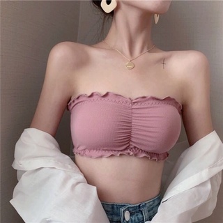 Áo Lót Ống Một Dây Có Đệm Ngực Chống Chói Lưng Đẹp Dành Cho Bạn Nữ