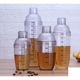 [GIÁ XƯỞNG] Bình Lắc Pha Chế Bình Lắc Nhựa 350ml 500ml 700ml 1000ml