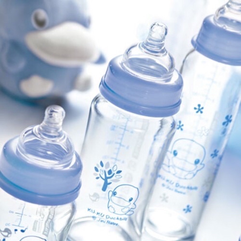 Ảnh Bình sữa thuỷ tinh 240ml KUKU KU5847 cho bé từ 0 tháng 3