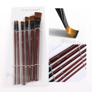 Set 6 cọ vẽ tranh sơn dầu và tranh acrylic nghệ thuật tiện dụng