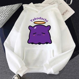 Nóng Hololive Takodachi Khoác Hoodie Xuân Thu Đông Nữ Thẩm Mỹ Quần Áo Anime Sudaderas