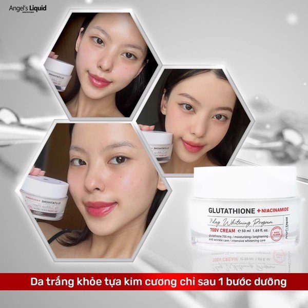 Kem Dưỡng Angel's Liquid 7 Day Dưỡng Sáng Da, Mờ Thâm Nám 50ml Cocolux