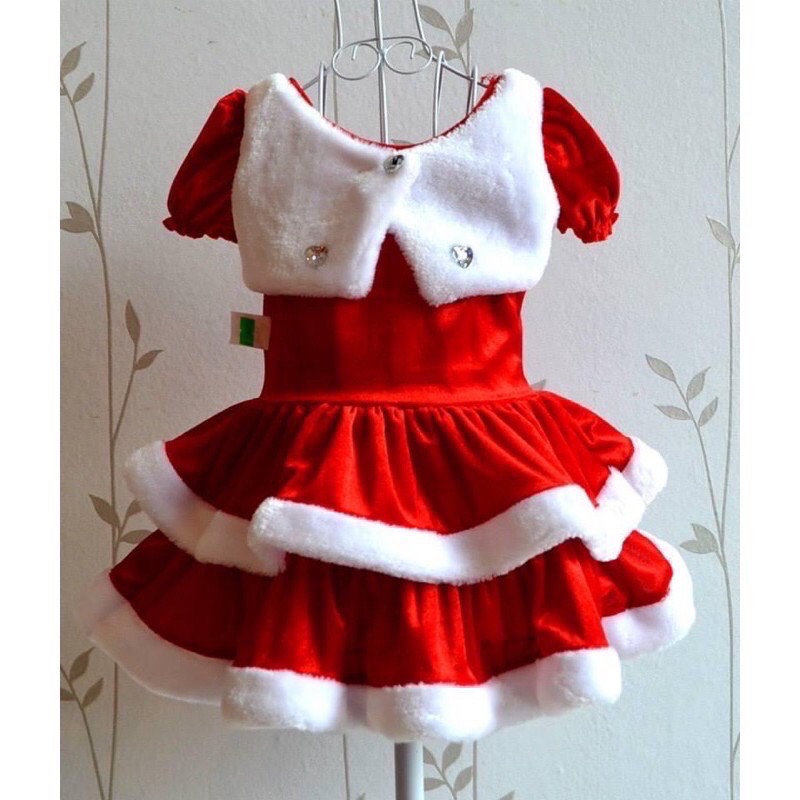 Bộ đồ noel và váy CHẤT NHUNG dầy đẹp cho bé từ 1-10 tuổi [Siêu hot]