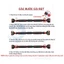 Thanh Tập Xà Đơn Treo Tường Gắn Cửa Cao Cấp Có Chốt Chống Xoay Tùy Chỉnh Từ 72 - 140cm Phù Hợp Tập Thể Thao Tại Nhà 361