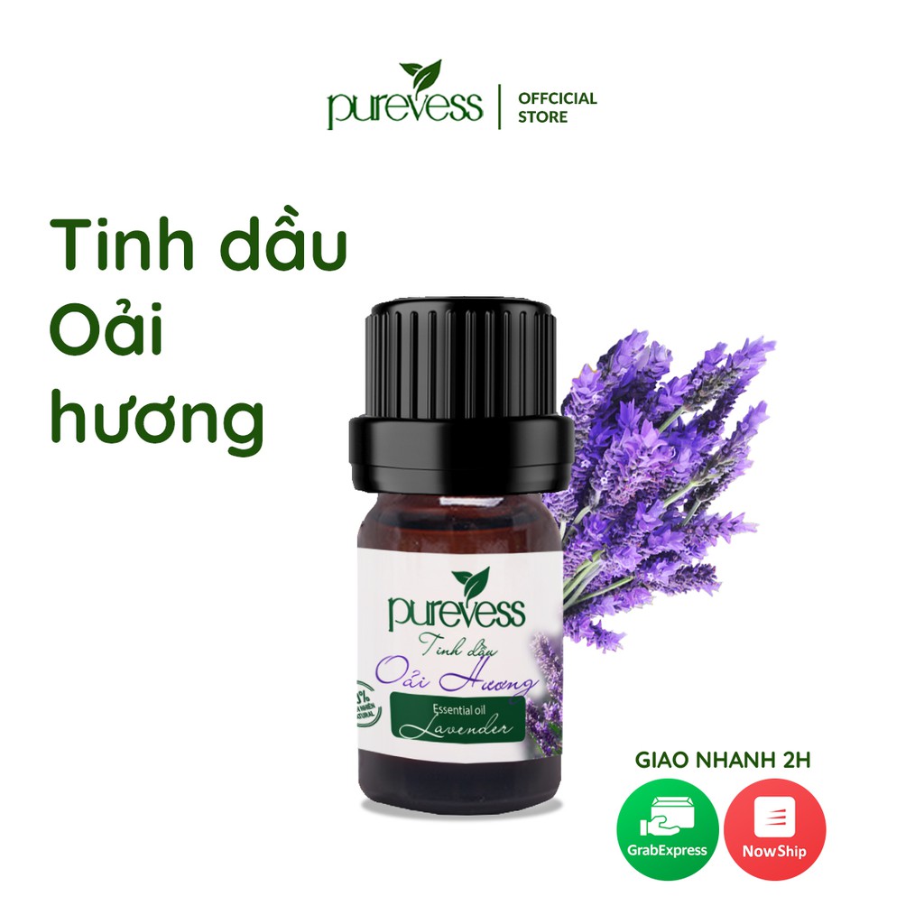 Chất lượng Tinh dầu Purevess 5ml thư giãn đuổi muỗi khử mùi