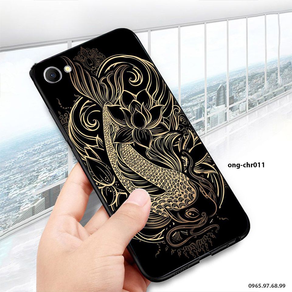 Miếng dán skin cho các dòng Oppo F1s, F3, F3 Plus, F7 Youth in hình cá chép hóa rồng cực đẹp