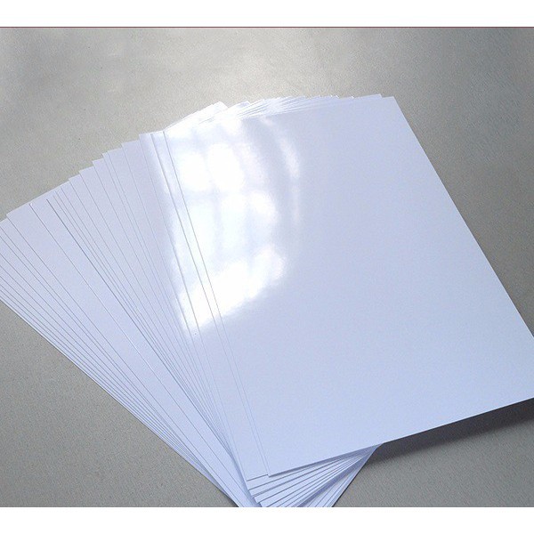 Giấy couche bóng 2 mặt 140gsm 100 tờ (dành cho in phun, mực nước, máy in  văn phòng) | Shopee Việt Nam