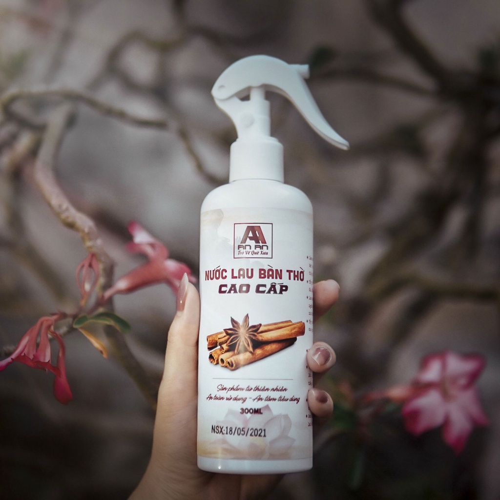 Ảnh Nước Lau Bàn Thờ Cao Cấp – Tinh Dầu Quế & Thảo Mộc | Tẩy Uế, Làm Sáng Lư Đồng, Khử Mùi, Gia Tăng Vượng Khí 2