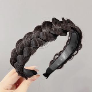 Bờm Tóc Giả Thắt Bím Rộng Dày Bản Rộng Thời Trang Cho Nữ Thanh Lịch Nữ Tính