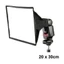 TẢN SÁNG FLASH SOFTBOX NHỎ 20X30 VẢI HẠT MƯA