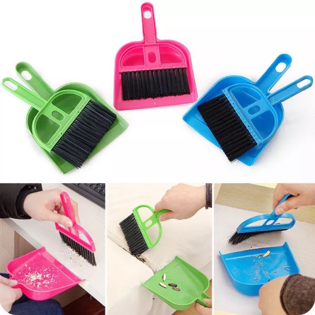 Bộ Ki Rác MiNi Kèm Chổi | Shopee Việt Nam