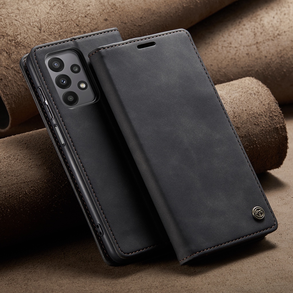 Ốp Điện Thoại Da Kiểu Ví Lật Có Ngăn Thẻ Cho Samsung Galaxy A12 A13 A23 A33 A52 A52S A53 A73 4G 5G