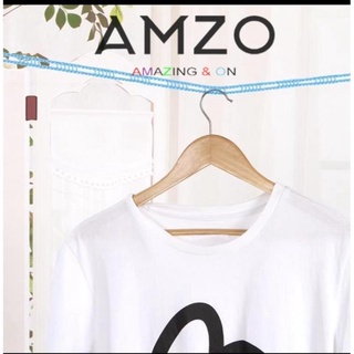 AMZO_DÂY PHƠI QUẦN ÁO THÔNG MINH 5M CÓ MÓC INOX – DÂY CỐ ĐỊNH PHƠI QUẦN ÁO/ CHỐNG GIÓ