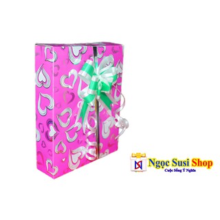 [CAO CẤP] HỘP QUÀ GIẤY KIẾNG CHỮ NHẬT 24cm + TẶNG KÈM NƠ - HỘP GÓI QUÀ TẶNG CỰC ĐẸP TIỆN LỢI