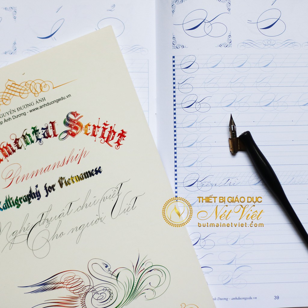 Vở mẫu luyện chữ Calligraphy sáng tạo - Nghệ thuật chữ viết | Shopee ...