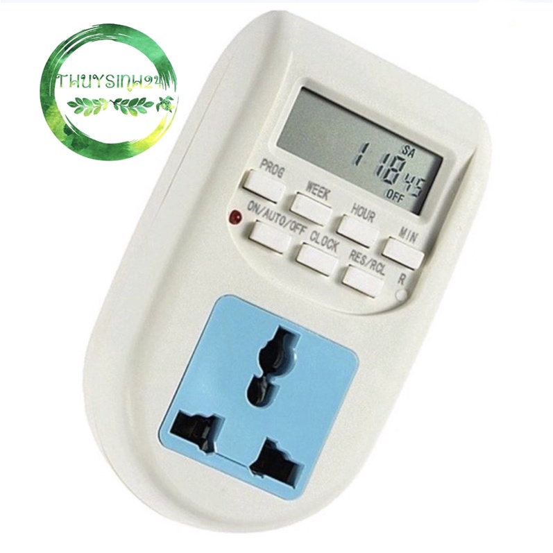 ổ cấm hẹn giờ siêu tiện lợi - timer cho bể thủy sinh | Shopee Việt Nam