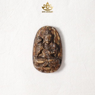 Mặt Phật Bản Mệnh Trầm Hương Sánh Chìm Tự Nhiên Theo Tuổi Đeo Cổ/Đeo Tay - Mộc Trầm Hương MTH