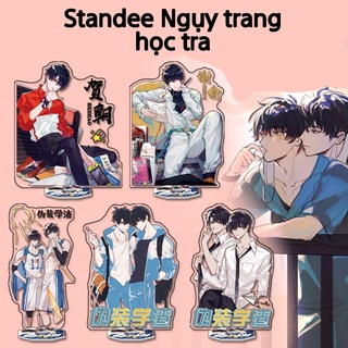 [SẴN] Móc khóa, standee đam mỹ NGỤY TRANG HỌC TRA - Standee, móc khóa hình Hạ Triều, Tạ Du