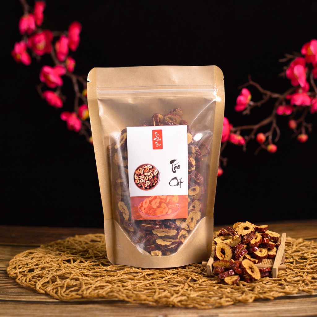 Táo Đỏ Cắt Khô Loại 1 ❤️FREESHIP❤️ Táo Cắt Lát Khô