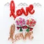 Bóng Chữ Love Liền Trang Trí Phòng Cưới,valentine,tỏ Tình