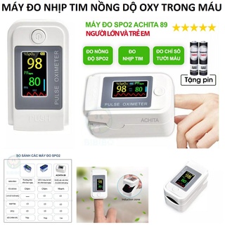 (XẢ HÀNG) Máy đo nồng độ oxy trong máu spO2 và nhịp tim loại tốt - Hàng chính hãng