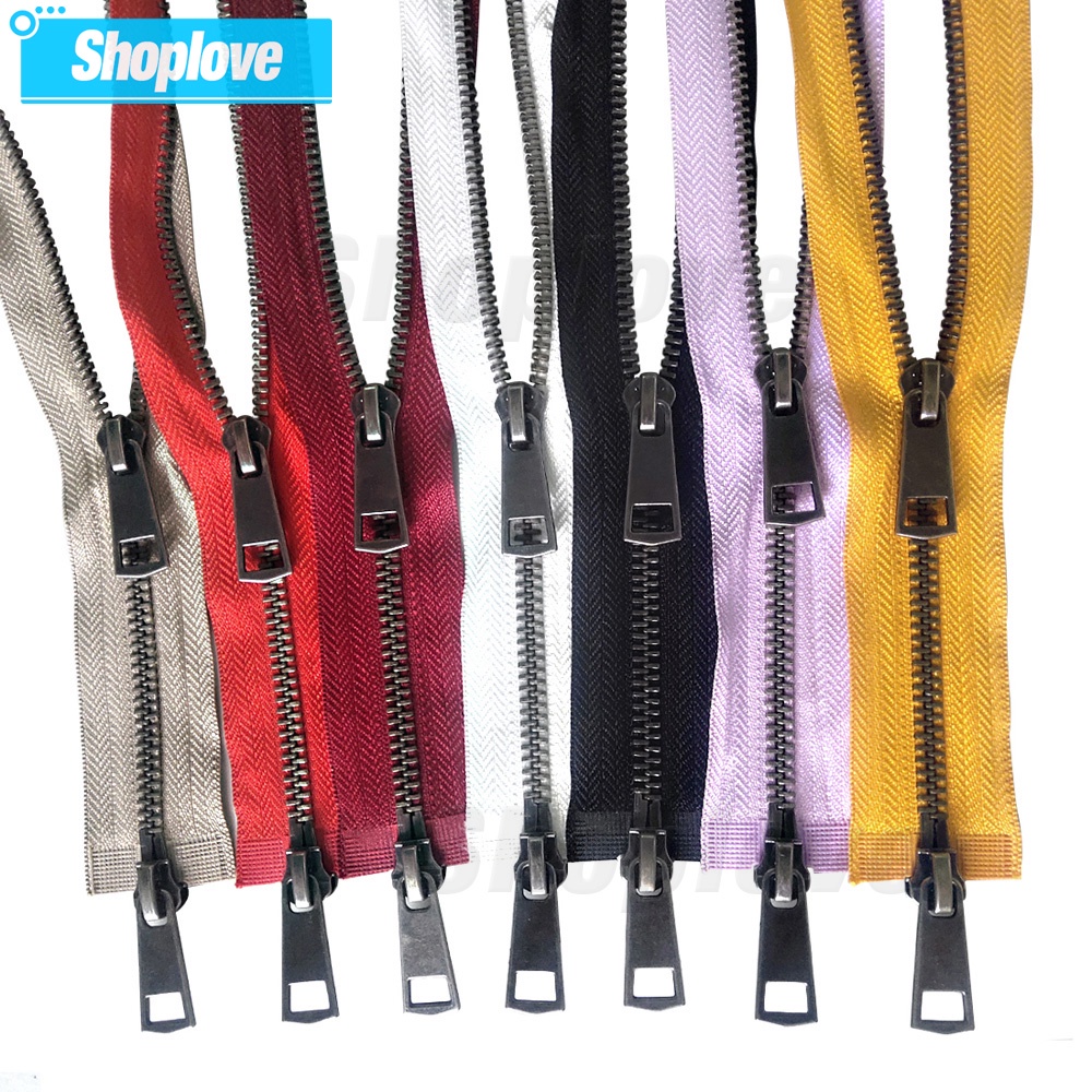 Cerniera Metallo Dorato 30 Cm #5 – Chiusura Automatica Colorata Per Abbigliamento Fai Da Te, Gialla