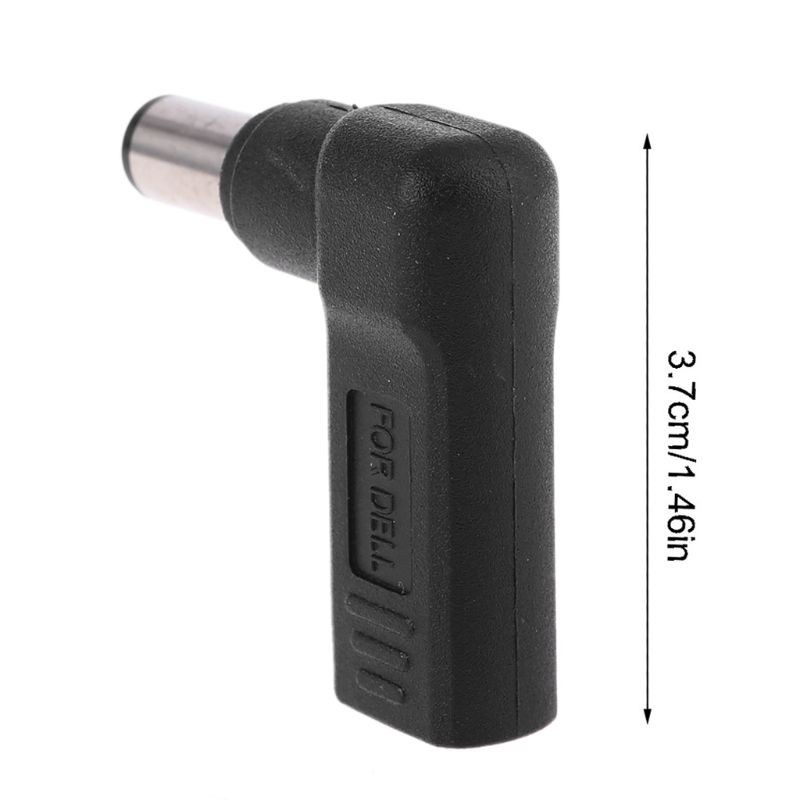 Đầu Chuyển Đổi Cổng Usb-C Type-C Sang Cổng 7.4x5.0mm Dc Male 90 Độ Cho Laptop Dell
