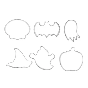Cc Bộ 6 Khuôn Cắt Bánh Quy Halloween Series Khuôn Bánh Quy Khuôn Bánh Quy Khuôn Bánh Quy