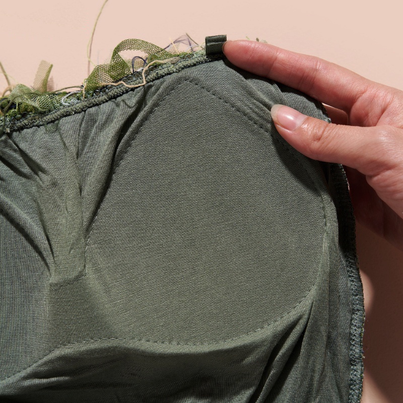 Áo Quây UNDERCOOL Dáng Croptop Tua Rua Sexy Không Hằn Không Ngứa Nóng Bỏng ABL28
