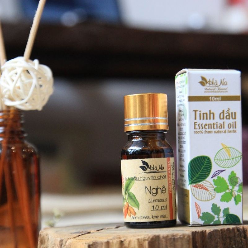 Tinh Dầu Nghệ-  Tinh Dầu Hà Na- làm sáng da, phòng chống nám má, trứng cá, tàn nhang làm sáng da