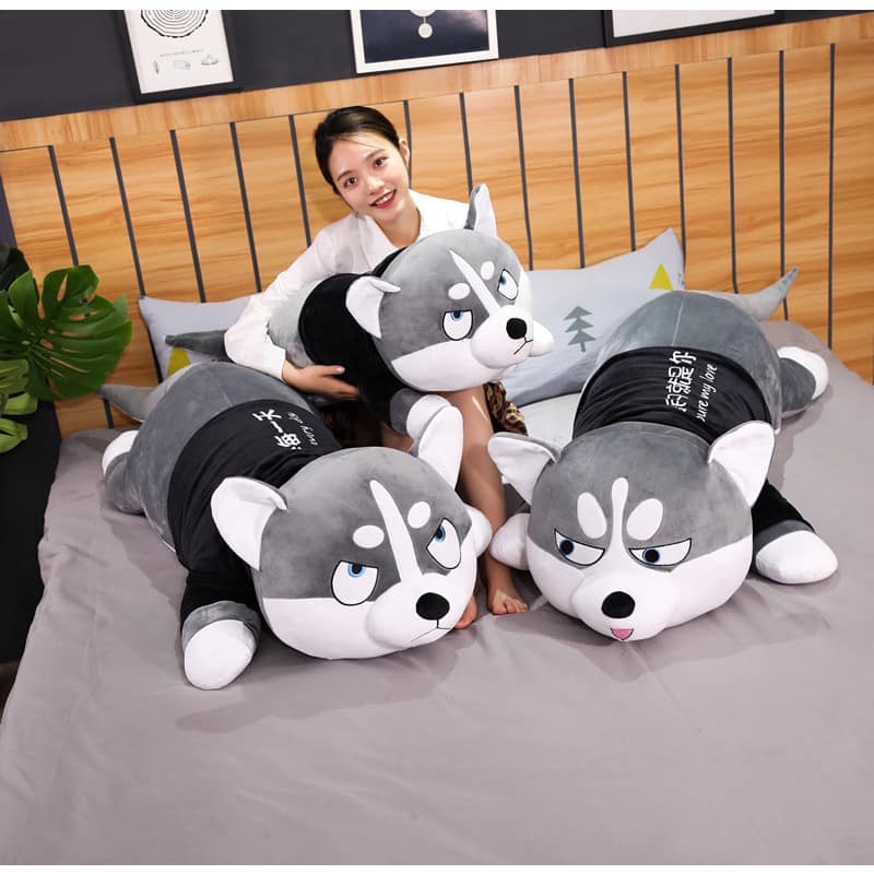 GẤU BÔNG CHÓ NGÁO HUSKY SIZE 1M2 | Shopee Việt Nam