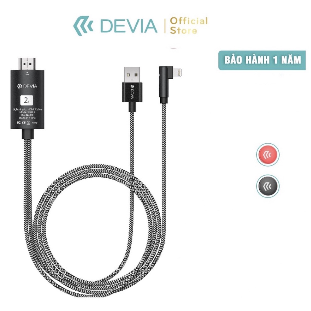 Dây cáp chuyển đổi DEVIA EC083 cổng to HDMI dành cho IP- Hàng bảo hành 12 tháng