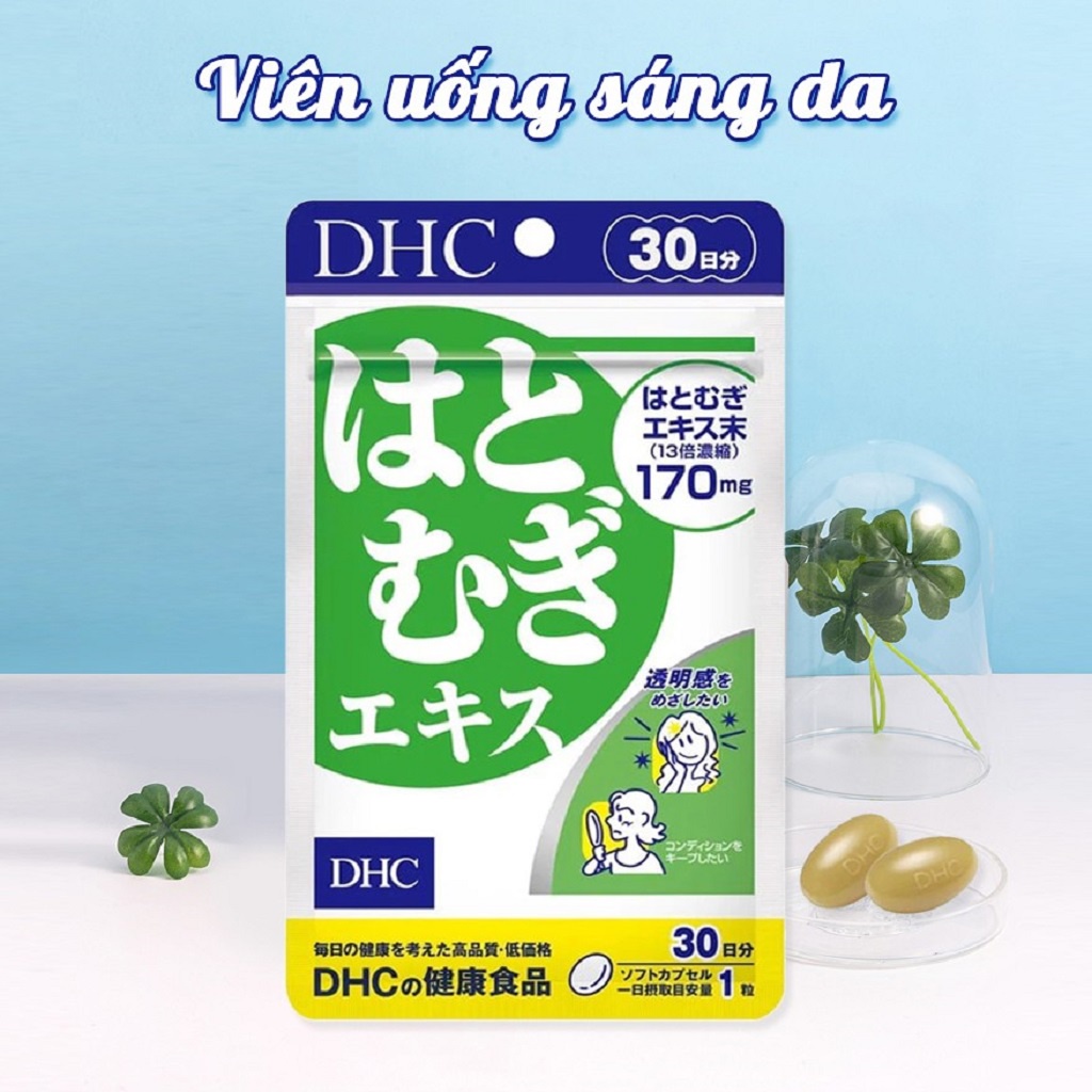 Viên uống Trắng da DHC Nhật Bản Adlay Extract