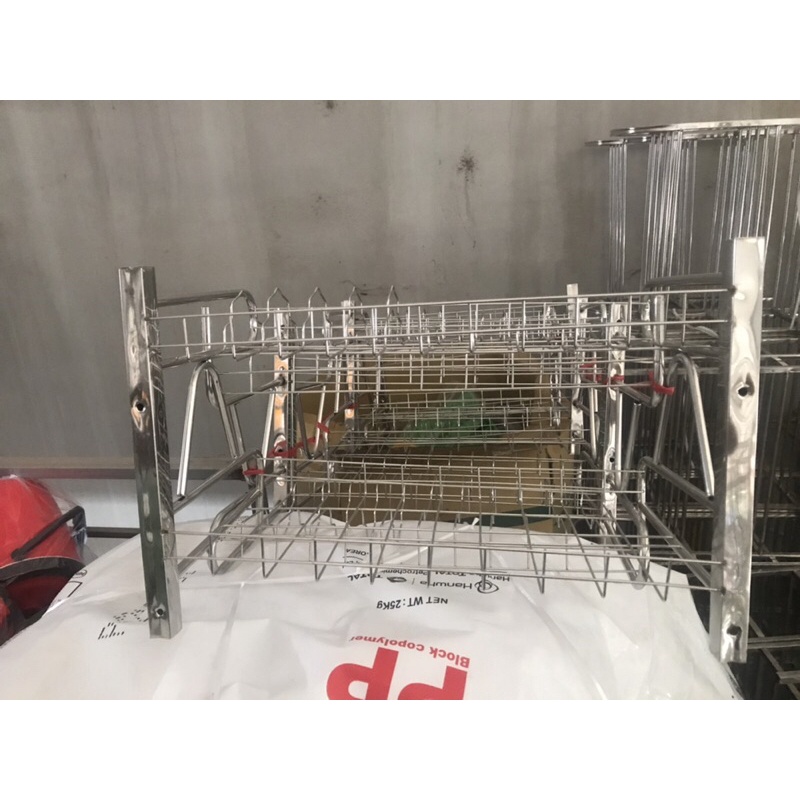 Trạn bát treo tường inox 2 tầng, 3 tầng, giá úp bát treo tường,biV [GIÁ SỈ]