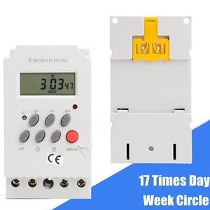 Bộ công tắc Bật tắt bơm -Công tắc hẹn giờ thông minh KG316T-II tắt mở tự động Cho hệ Thống Phun Mưa
