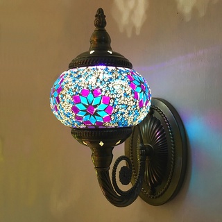 Mới Đèn Gắn Tường Trang Trí Phong Cách Mosaic Lãng Mạn
