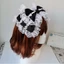 Yoi Băng Đô Ren Hai Lớp Đính Nơ To Hóa Trang Cô Hầu Gái lolita Nhật Bản Đáng Yêu Ngọt Ngào accesso