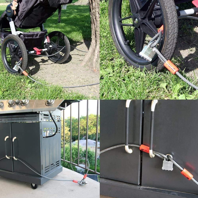 bicycles Lock Cable Road bicycles Anti-theft Security Steel Wire Rope