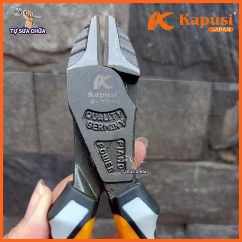 Kìm Kapusi đa năng Nhật Bản CAO CẤP Kìm cắt, nhọn chế tạo từ thép CR-V