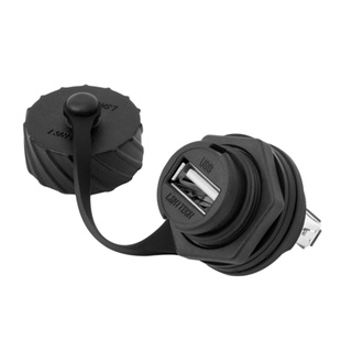 Charmantcc1 USB 2 0 3 0 Nữ Ổ Cắm Bảng Điều Khiển Gắn Bộ Chuyển Đổi Trực Tiếp Chống Thấm Nước Kết Nối