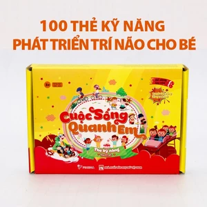 Thẻ 100 trò chơi phát trển trí não cho bé từ 3-7t, chơi được nhiều lần - Cuộc sống quanh em