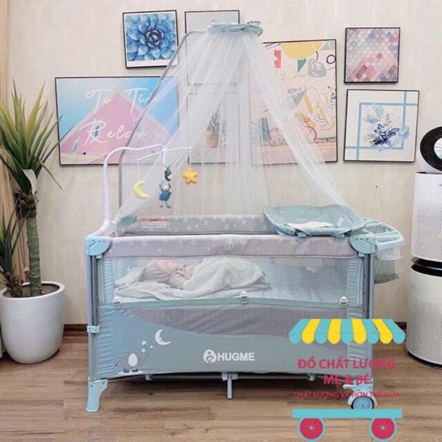 Nôi cũi vải gấp gọn HUGME chính hãng tiện lợi cho Mẹ & Bé | Shopee Việt Nam