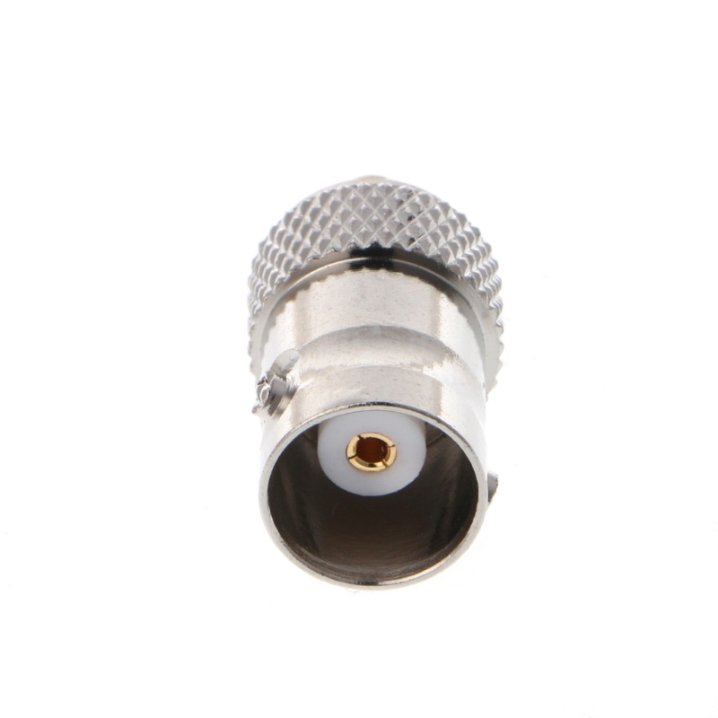 BNC Female Jack to MCX Male Plug Straight RF Coax Coaxial Connector Adapter