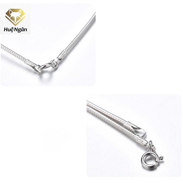 Ảnh Dây chuyền bạc Ý 925 Huệ Ngân Dây Kiềng Mềm 4