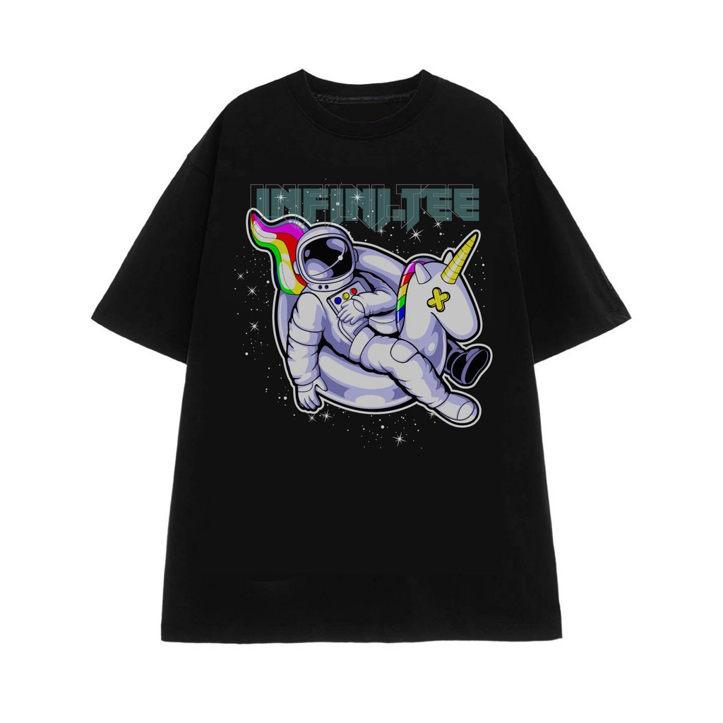 Áo thun INFINITEE Fni0874, Thun 100% Cotton - form rộng Unisex. Nam - 20819194