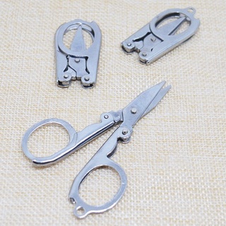 Kéo gấp gọn mini bỏ túi khi đi du lịch, kéo cắt tỉa lông mũi mini có thể gấp gọn tiện lợi