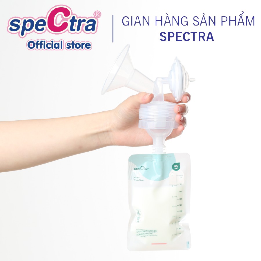 Ảnh Túi trữ sữa cảm biến nhiệt Spectra 200ml (có nắp vặn) 4