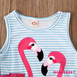 ♬Mg♪-Flamingo Kid Baby Girl One Piece Bikini Đồ bơi Bộ đồ tắm Đồ bơi đi biển